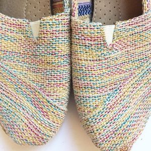 Toms Multicolor Canvas Flats